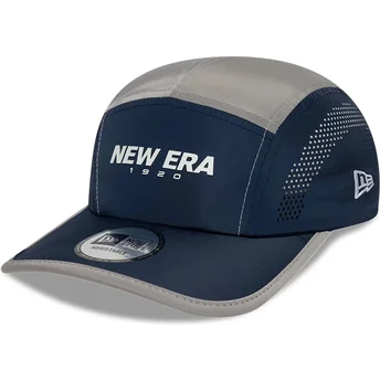 Καπέλα καμπύλη 5 panel ναυτικό μπλε ρυθμιζόμενη ταινία Runner Colour Block από New Era