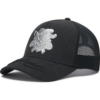 Καπέλα καμπύλη μαύρο snapback Love Kills Slowly Washed από Ed Hardy