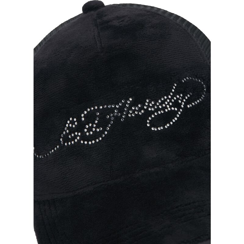 snapback-core-silver-diamante-velour-ed-hardy