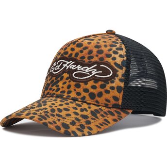 Καπέλα καμπύλη λεοπάρδαλη snapback Leopard Print από Ed Hardy