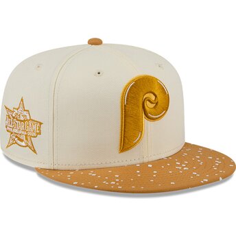 Καπέλα επίπεδη μπεζ προσαρμοσμένο 59FIFTY All Star Game Fan Pack από Philadelphia Phillies MLB από New Era