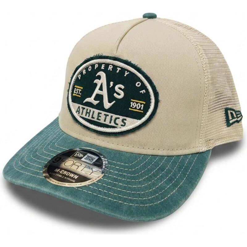snapback-9forty-m-crown-a-frame-fray-oakland-athletics-mlb-new-era