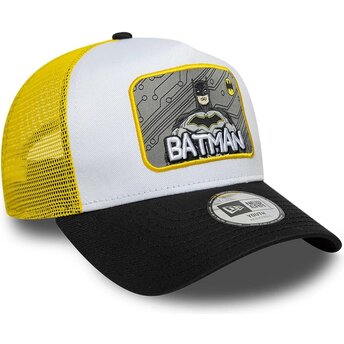 Καπέλα καμπύλη πολύχρωμο snapback για παιδιά A Frame Patch από Batman DC Comics από New Era