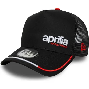 Καπέλα καμπύλη μαύρο snapback E Frame Flawless Aprilia Piaggio από New Era