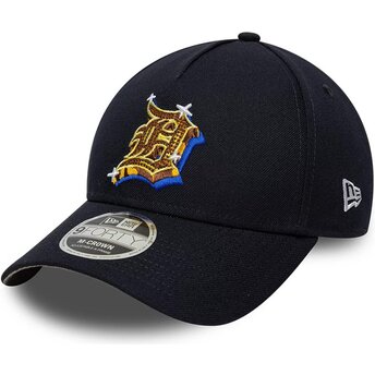 Καπέλα καμπύλη ναυτικό μπλε snapback 9FORTY M-Crown A Frame Emblem από Detroit Tigers MLB από New Era