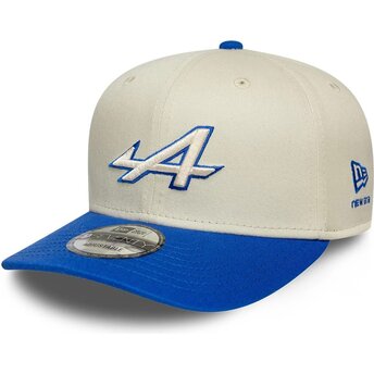 Καπέλα καμπύλη μπεζ snapback 9SEVENTY Stretch Snap Contrast Visor από Alpine F1 Team Formula 1 από New Era