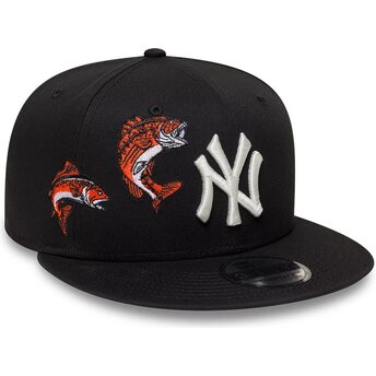 Καπέλα επίπεδη μαύρο snapback 9FIFTY Outdoor Icon από New York Yankees MLB από New Era