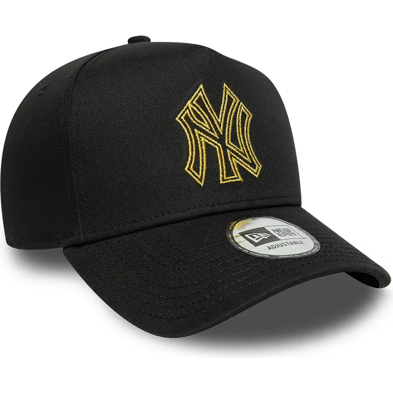 snapback-dorado-e-frame-metallic-outline-new-york-yankees-mlb-new-era snapback-dorado-e-frame-metallic-outline-new-york-yankees-mlb-new-era