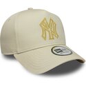 snapback-dorado-e-frame-metallic-outline-new-york-yankees-mlb-new-era