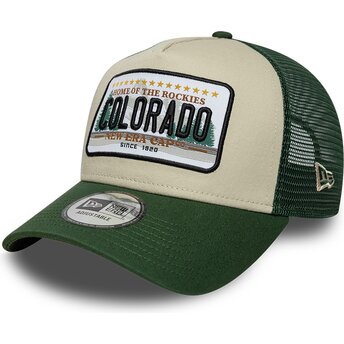 Καπέλα καμπύλη πράσινο snapback A Frame License Plate από Colorado από New Era