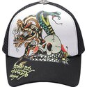 snapback-snake-and-skull-ed-hardy