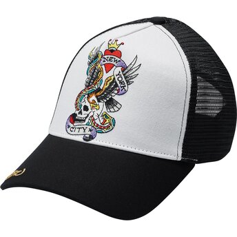 Καπέλα καμπύλη μαύρο snapback Nyc από Ed Hardy