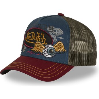 Καπέλα καμπύλη πολύχρωμο snapback PATCHES20 από Von Dutch