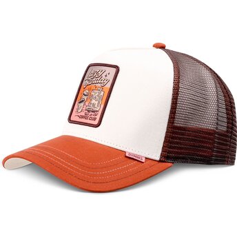 Καπέλα καμπύλη καφέ snapback HFT LSCC Funky Patch από Djinns