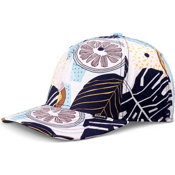 Καπέλα καμπύλη μπλε snapback TrueFit Aloha Blue από Djinns