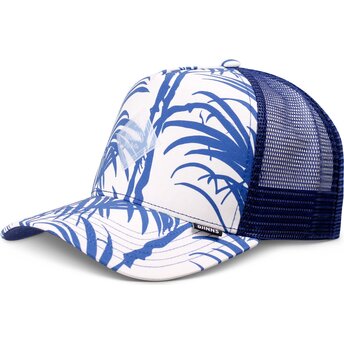 Καπέλα καμπύλη μπλε snapback HFT Allover Palm από Djinns