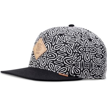 Καπέλα επίπεδη μαύρο snapback Gothic Freestyle από Djinns
