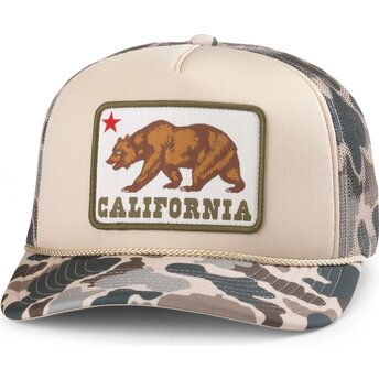 Καπέλα καμπύλη καμουφλάζ snapback Mallard Foamy από California Bear από American Needle