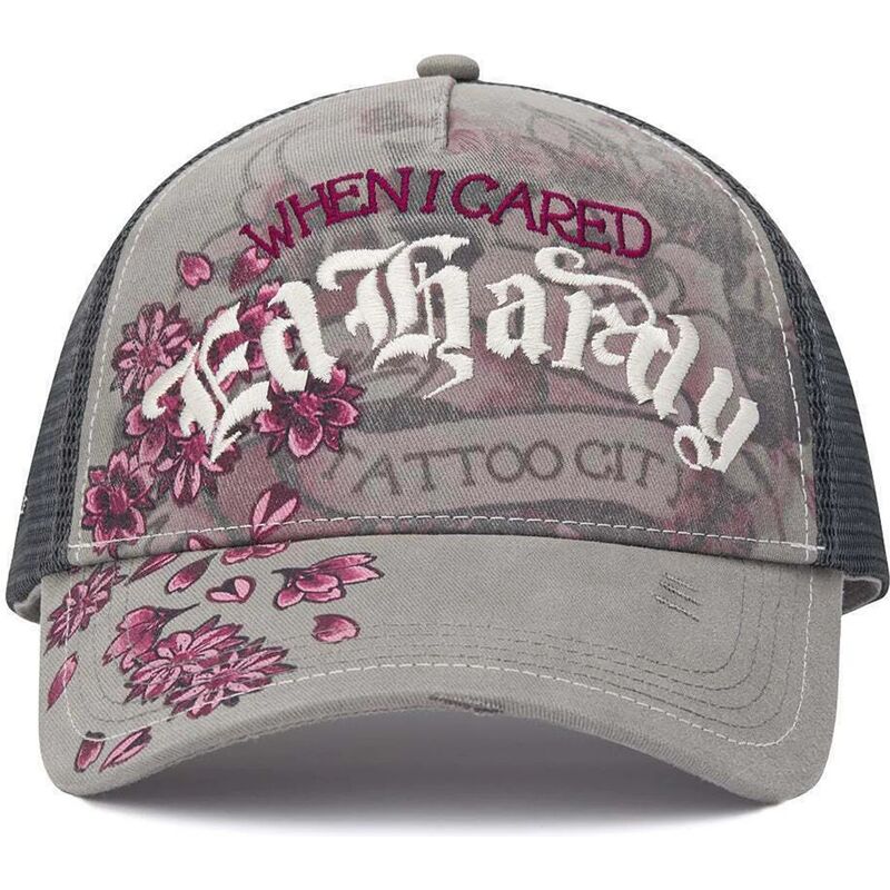 snapback-floral-tattoo-city-vintage-wash-ed-hardy