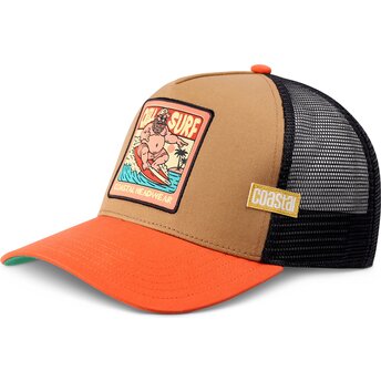 Καπέλα καμπύλη καφέ snapback HFT Chill Surf από Coastal