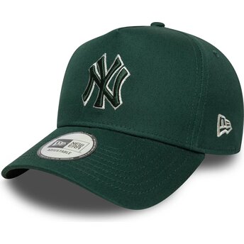 Καπέλα καμπύλη πράσινο snapback E Frame Team Outline από New York Yankees MLB από New Era
