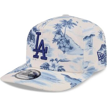 Καπέλα καμπύλη μπλε snapback 19TWENTY Tropics από Los Angeles Dodgers MLB από New Era