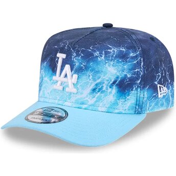 Καπέλα καμπύλη μπλε snapback 9FIFTY A Frame Deep Water από Los Angeles Dodgers MLB από New Era