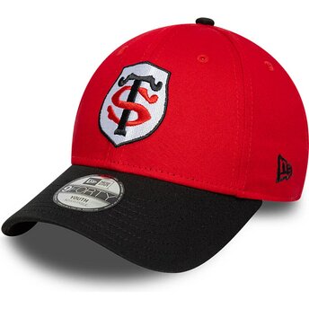 Καπέλα καμπύλη κόκκινο snapback για παιδιά 9FORTY Team από Stade Toulousain Top 14 από New Era