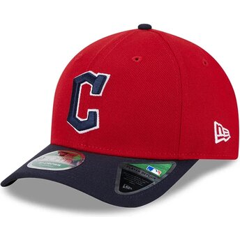 Καπέλα καμπύλη κόκκινο snapback 9FORTY M-Crown Player Replica από Cleveland Guardians MLB από New Era