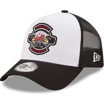 Καπέλα καμπύλη μαύρο snapback A Frame Location Icon από Pigs Eye Garage από New Era