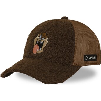 Καπέλα καμπύλη καφέ snapback Διάβολος της Τασμανίας Looney Tunes από Capslab