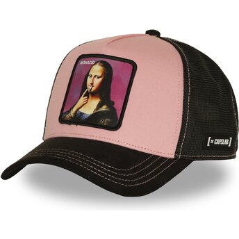 Καπέλα καμπύλη ροζ snapback Acid ART1 Monacid Μόνα Λίζα...