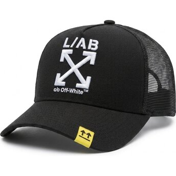 Καπέλα καμπύλη μαύρο snapback Clamp Arrows από L/AB c/o Off-White™