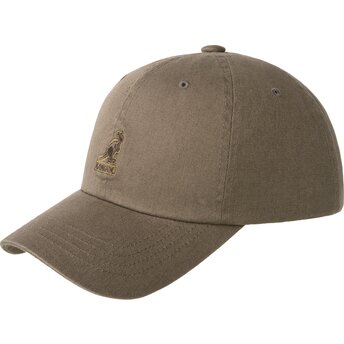 Καπέλα καμπύλη γκρι ρυθμιζόμενη ταινία Washed Baseball Smog από Kangol