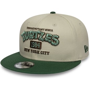 Καπέλα επίπεδη πράσινο snapback για παιδιά 9FIFTY από Tortugas Ninja από New Era