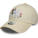 snapback-9forty-rose-sequin-new-york-yankees-mlb-new-era