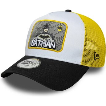 Καπέλα καμπύλη πολύχρωμο snapback για παιδιά A Frame Patch από Batman DC Comics από New Era
