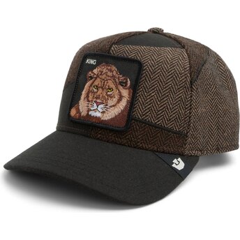 Καπέλα καμπύλη καφέ snapback Sartorial King Patchwork The Farm Goorin Bros.