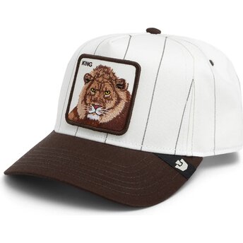 Καπέλα καμπύλη γκρι snapback Pinstripe Lion King Playmakers The Farm Goorin Bros.