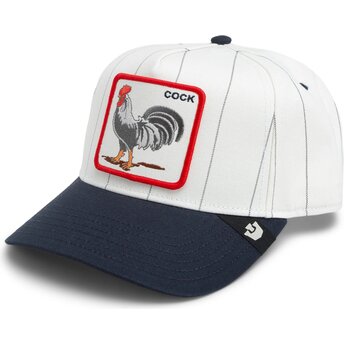 Καπέλα καμπύλη γκρι snapback Pinstripe Rooster Cock Playmakers The Farm Goorin Bros.