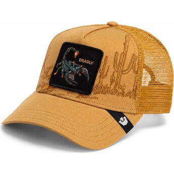 Καπέλα καμπύλη καφέ snapback Scorpion Badlands Deadly The Farm Goorin Bros.