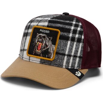 Καπέλα καμπύλη πολύχρωμο snapback Brit Panther Check, Mate Pissed The Farm Goorin Bros.