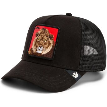 Καπέλα καμπύλη μαύρο snapback Re Leone Rosso Microsuede King The Farm Goorin Bros.