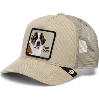 Καπέλα καμπύλη μπεζ snapback Corduroy Top Dog Ridgeline The Farm Goorin Bros.