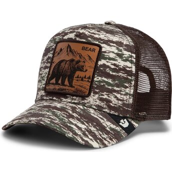 Καπέλα καμπύλη καμουφλάζ snapback Engraved Bear Camo...
