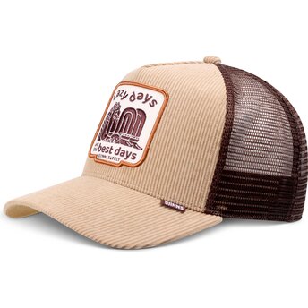 Καπέλα καμπύλη χακί snapback HFT Lazy Days από Djinns