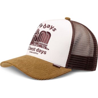 Καπέλα καμπύλη καφέ snapback HFT Lazy Days από Djinns
