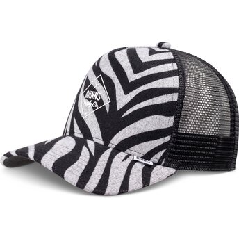 Καπέλα καμπύλη μαύρο snapback HFT Rubbertigerstripes από Djinns