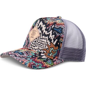 Καπέλα καμπύλη πολύχρωμο snapback HFT Color Explo από Djinns