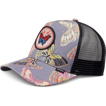 Καπέλα καμπύλη πολύχρωμο snapback HFT Butterfly Linen από Djinns